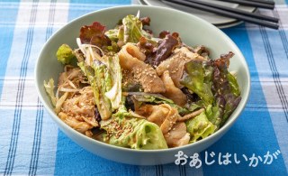 【5月】焼き肉屋の柔らかゆで豚サラダ