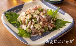 【6月】あじのネバネバなめろう