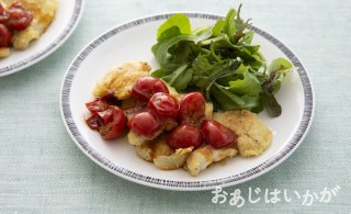 【8月】チキンソテー スパイシートマトソース