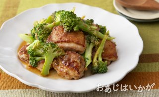 【12月】ブロッコリーと鶏肉のごまみそ炒め