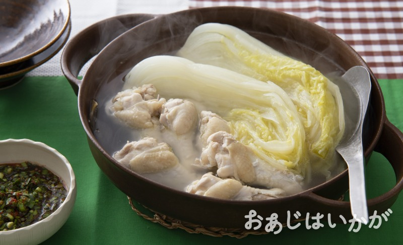 【12月】白菜と鶏手羽元の鍋