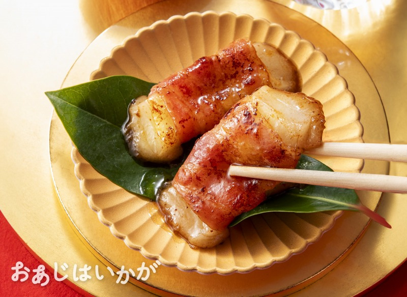 【1月特集】ガーリックしょうゆのベーコンもち