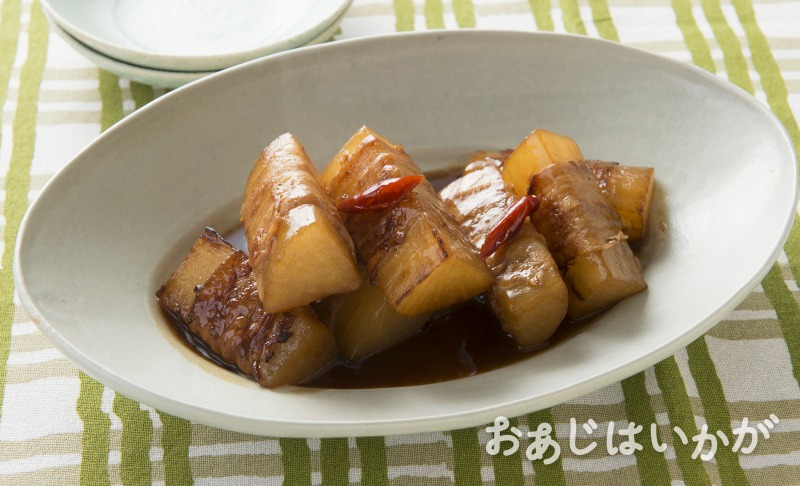 【1月】肉巻き大根のオイスター照り煮