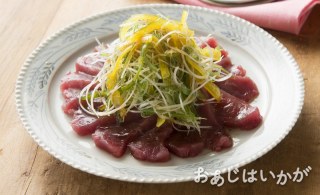 【3月】まぐろの薬味のせ　麺つゆダレ