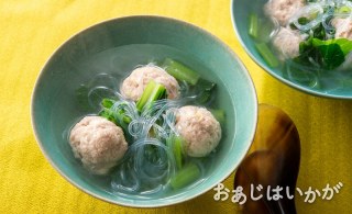 【9月】鶏だんご入りはるさめスープ