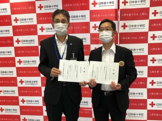 9.28　日赤義援金贈呈式①