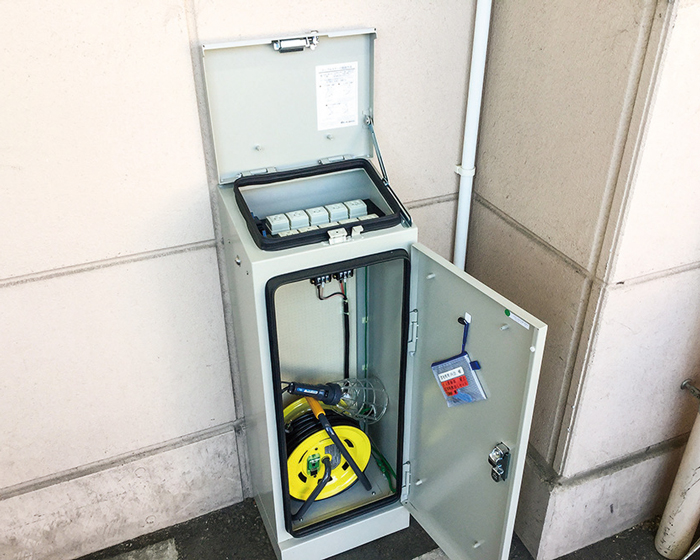 非常用コンセントボックス